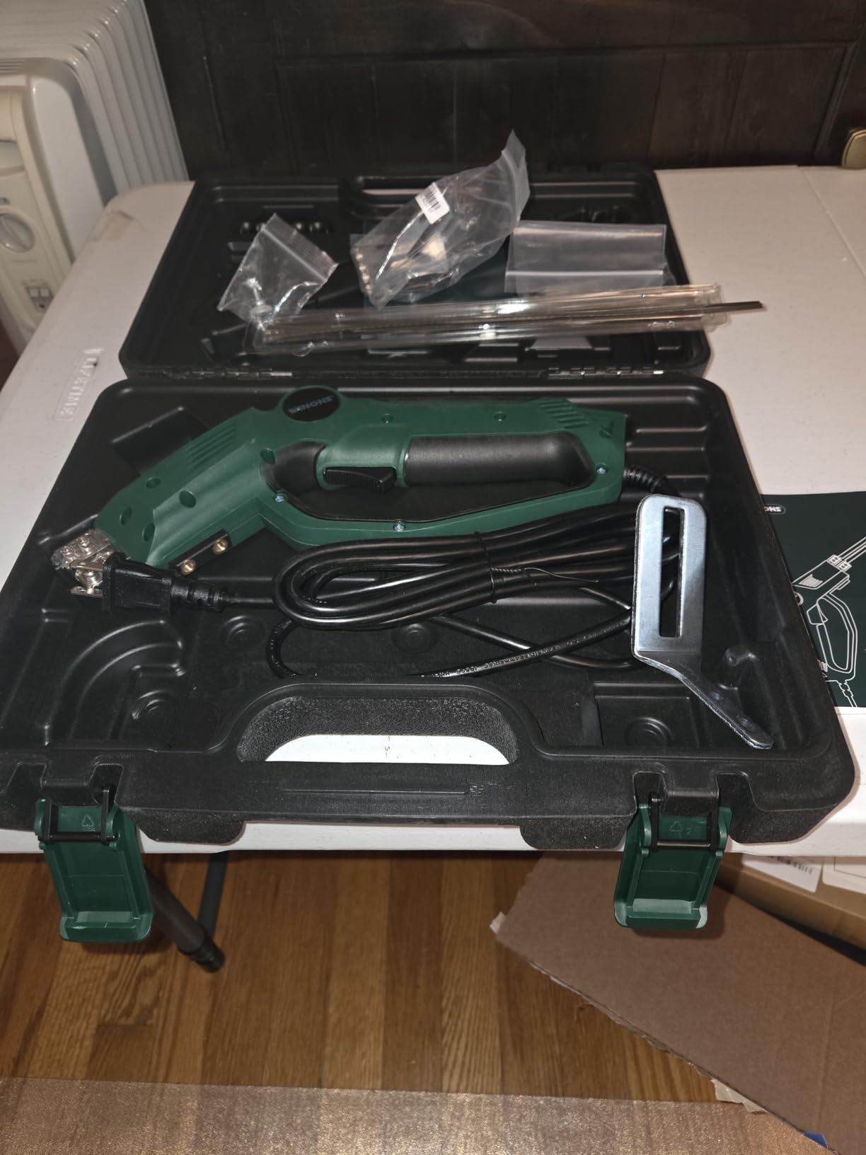 WINONS 300W Hot Knife Foam Cutter Tool with Groover, Air Cooled Styrofoam Cutter WFC0012 with Numbered Temperature Controller 710°C Max Temp, Hot Wire Cutting Tool for all Kinds of Projects(Kit of 11) customer photo 2