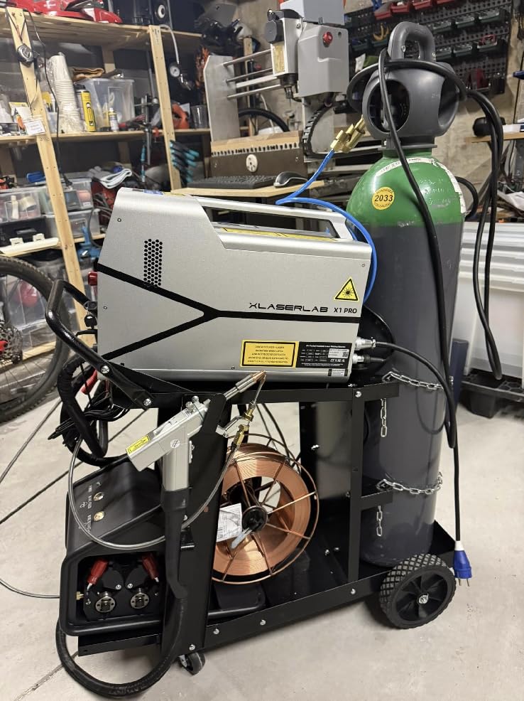 X1pro 700W Laser Welding Machine - 6-in-1 Fiber Laser Welder for Welding, Cutting, Cleaning, Rust Removal, Underwater Welding & CNC Retrofit - Equipped with Auto Wire Feeder and Helmet customer photo 2