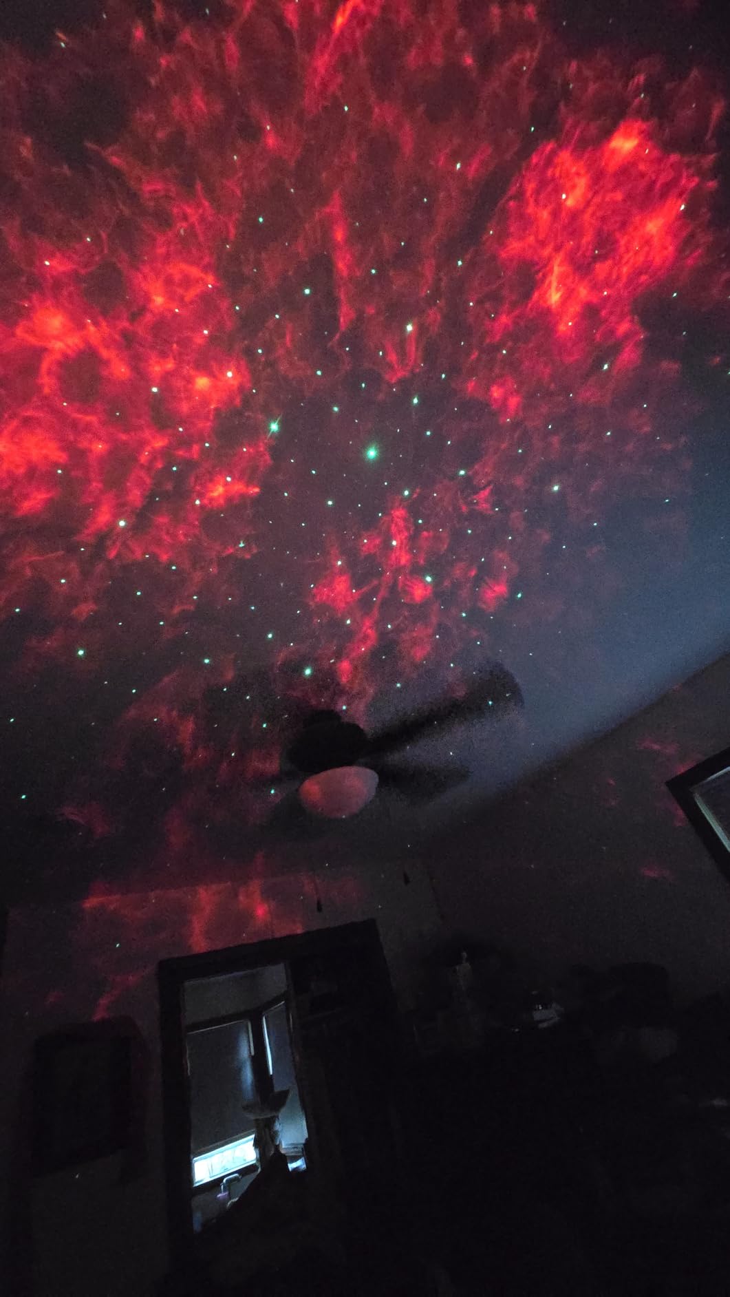 Govee Star Projector Lights, 7-Zone Colorful Nebula Effect, Compatible with Matter, 540ft Coverage, LED Ceiling Lights for Bedroom, 50+ Scenes, 18 White Noise, Room Decor, Gifts for Kids, Sleep Lamp customer photo 1