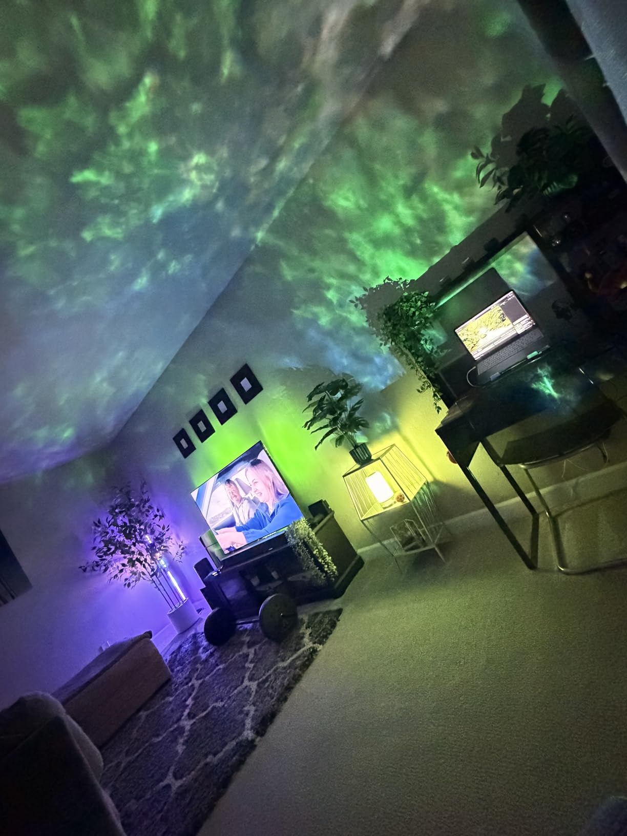 Govee Star Projector Lights, 7-Zone Colorful Nebula Effect, Compatible with Matter, 540ft Coverage, LED Ceiling Lights for Bedroom, 50+ Scenes, 18 White Noise, Room Decor, Gifts for Kids, Sleep Lamp customer photo 2