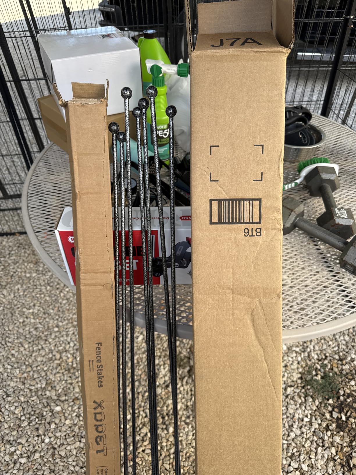 Dog Playpen Stakes - Dog Pens Accessories, for Indoor Outdoor RV Puppy Large Medium Puppy Dog Playpen (36 Inch) customer photo 1