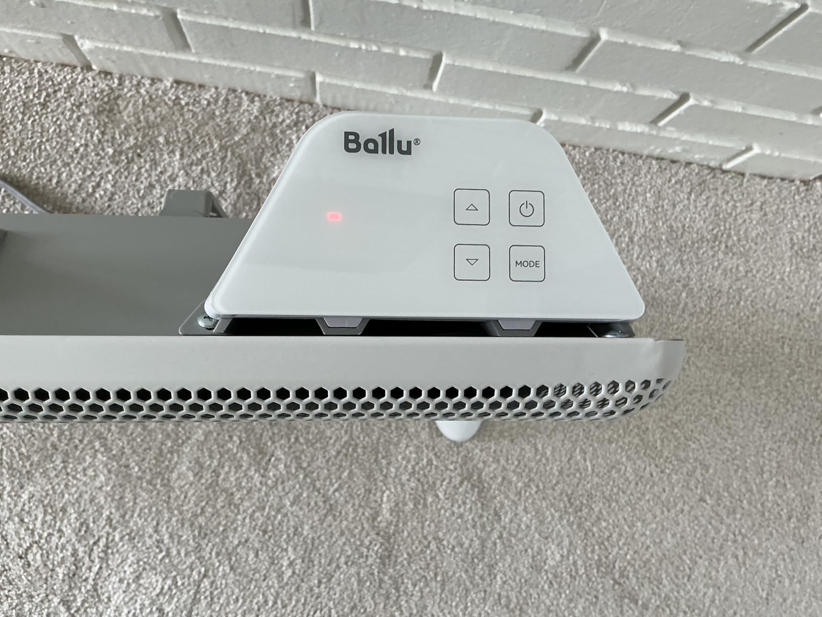 Ballu Convection Panel Space Heater for Large Room, Smart Quiet Heater with Programmable Thermostat, WiFi App Control, Inverter Energy Efficient for Indoor Use, Compatible with Alexa, White customer photo 2