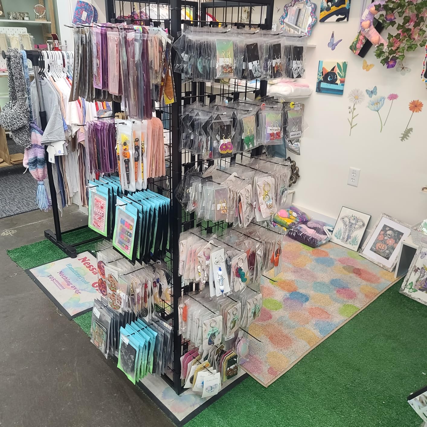 Grid Wall Panels Foldable Gridwall Panel Display Stand Art Show Display Panels for Vendor Events Craft Shows Merch Display customer photo 1