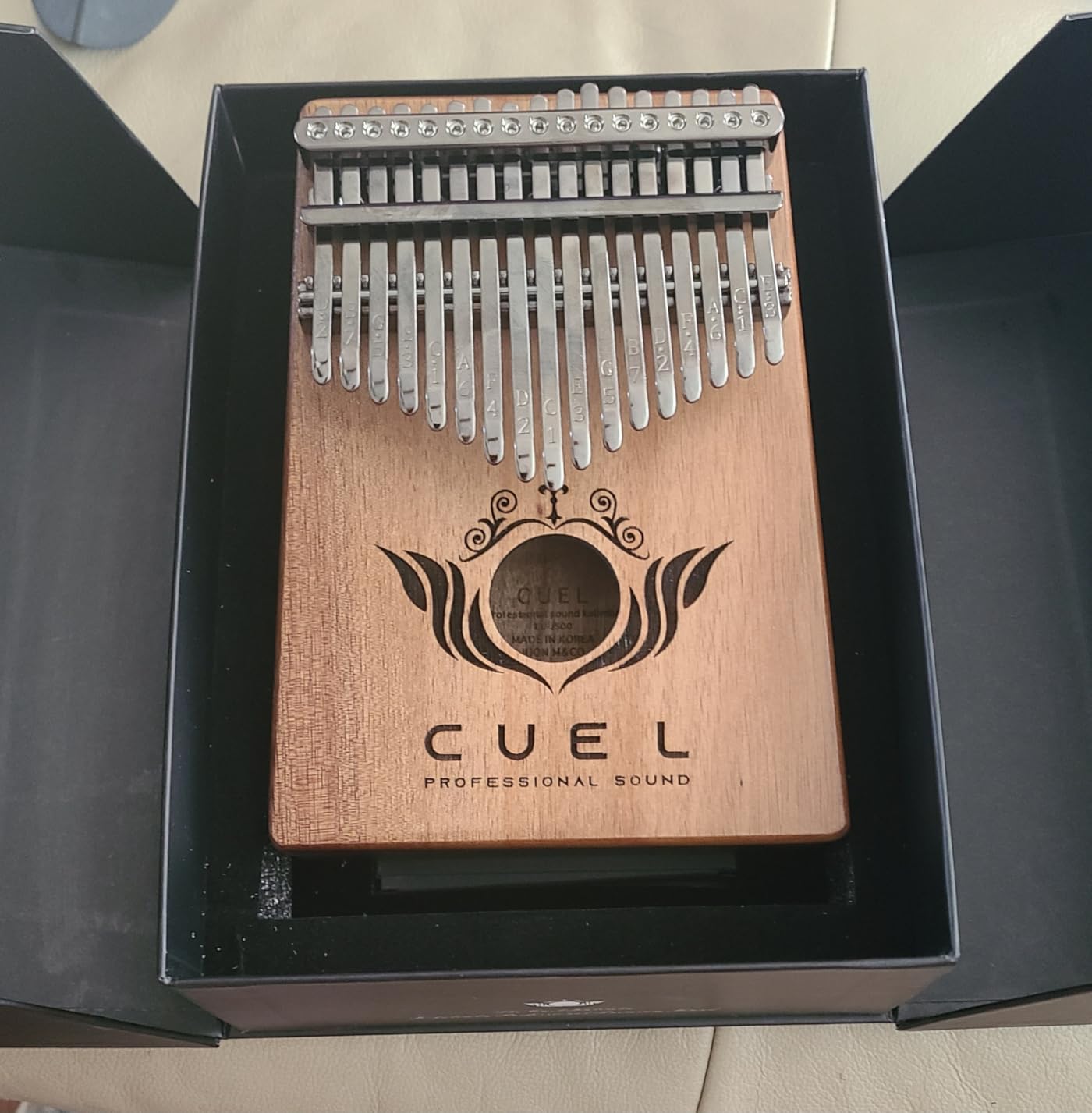 Kalimba Thumb Piano Finger Instrument 17 Keys Made in Korea Patented No Tuning Premium K-kalimba Musical Gift customer photo 2