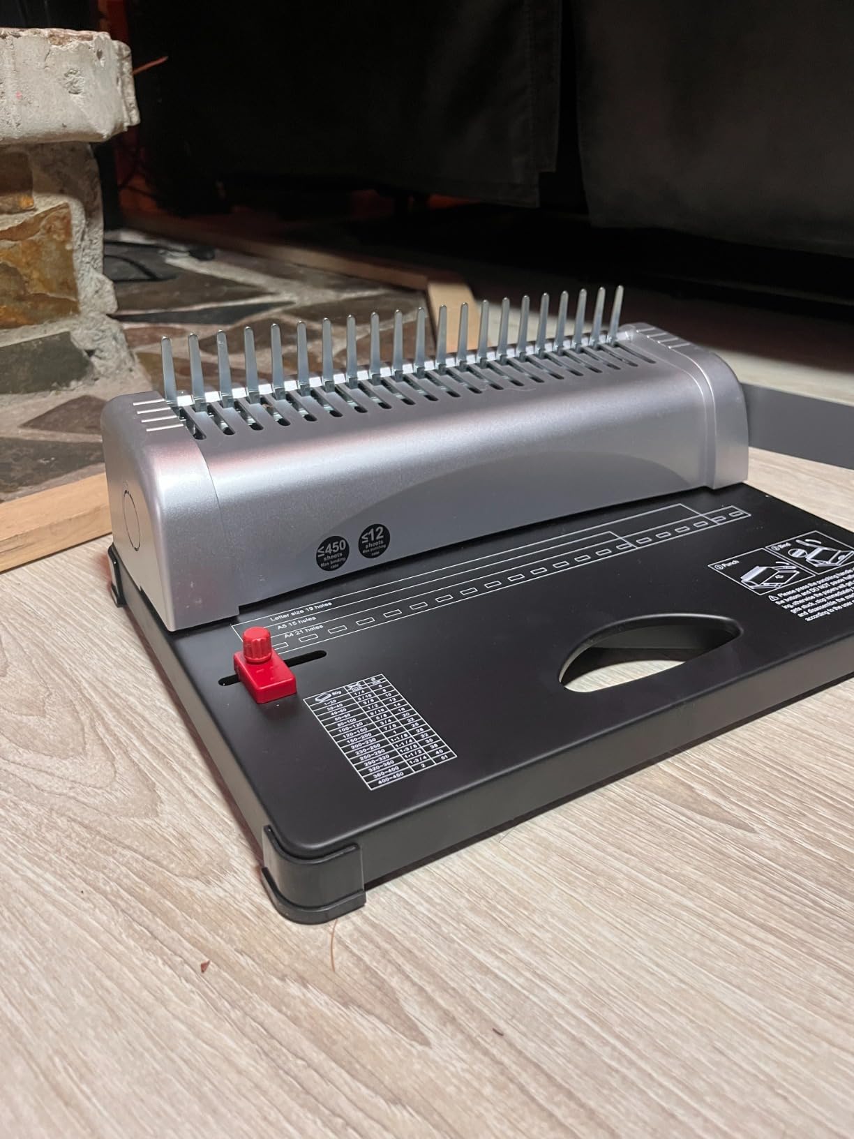 Cinch Binding Machine with Slide Ruler Compatible with Wire or Spiral Coils, Make Professional Thick Books, Notebooks, Calendars and More customer photo 1