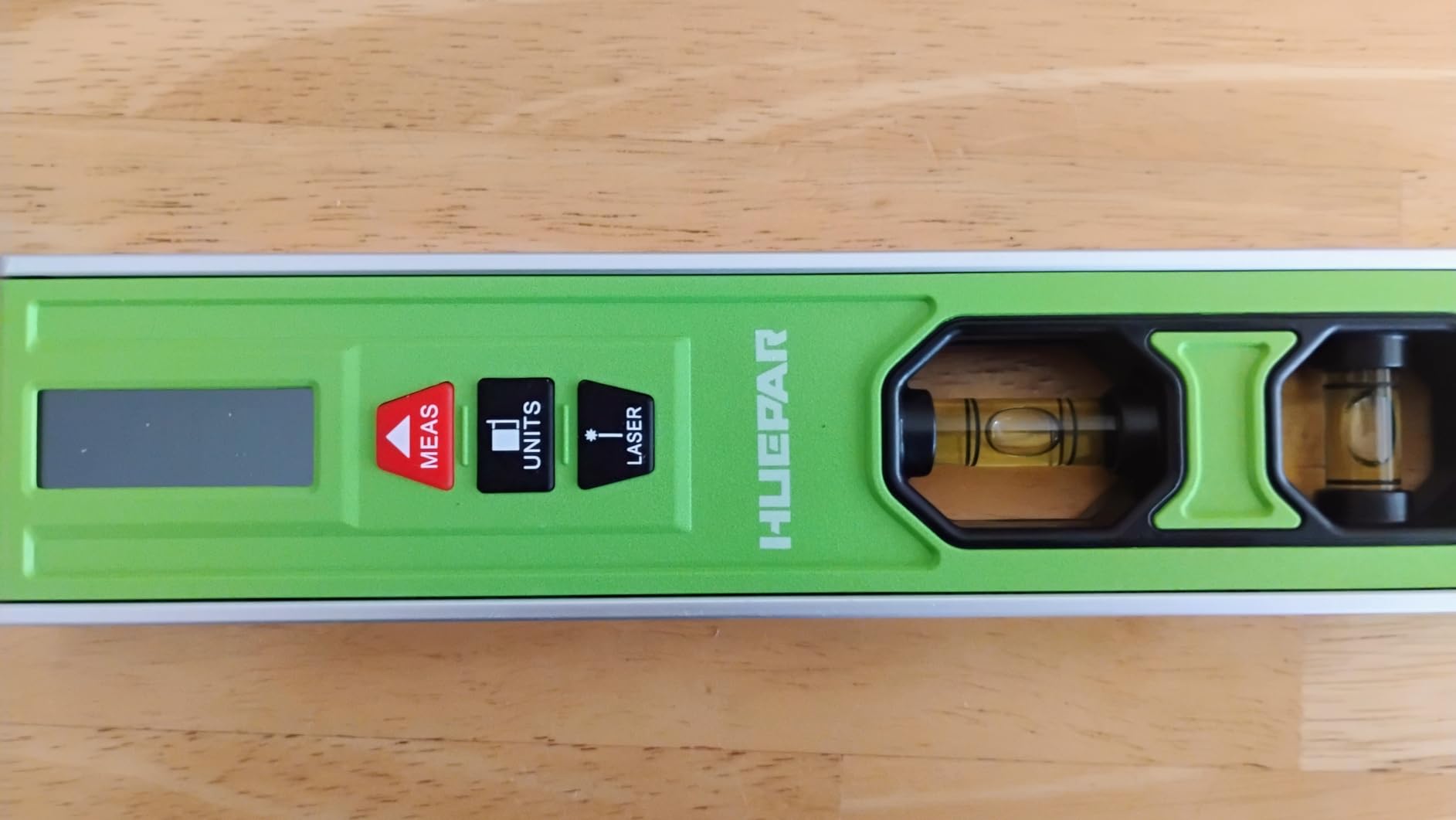 Huepar 3-in-1 Laser Level /65Ft Laser Distance Measure/Magnetic Torpedo Level, 9 in Spirit Level with LED Display and Lighted Bubble, Type C Rechargeable Magnetic Laser Leveler Tool - VJ10 customer photo 2
