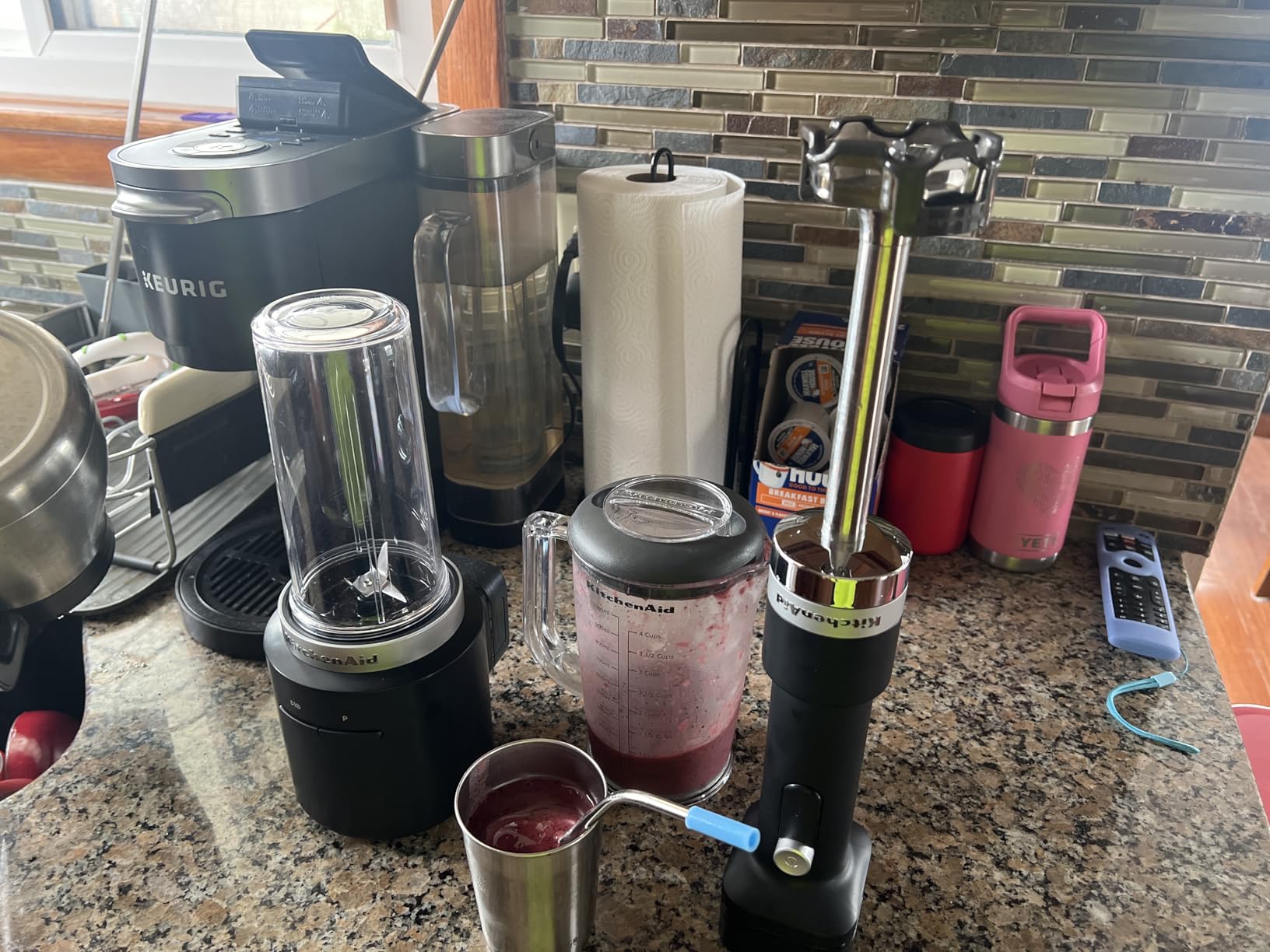 KitchenAid Go Cordless Hand Blender with Accessories - Battery Included, KHBRV75, Porcelain White customer photo 1