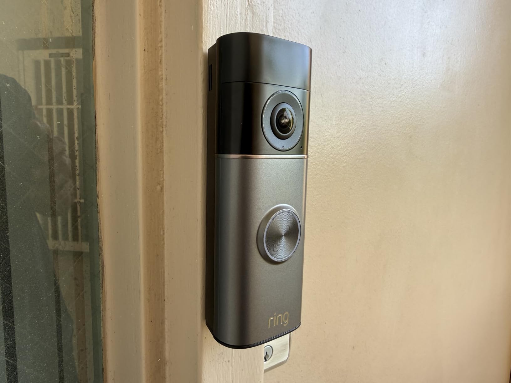 Ring Battery Doorbell Pro (newest model), Retinal 4K with wide-angle video, up to 10x Enhanced Zoom, Night Vision, and Quick Release Ultra Battery Pack, Deep Silver customer photo 1