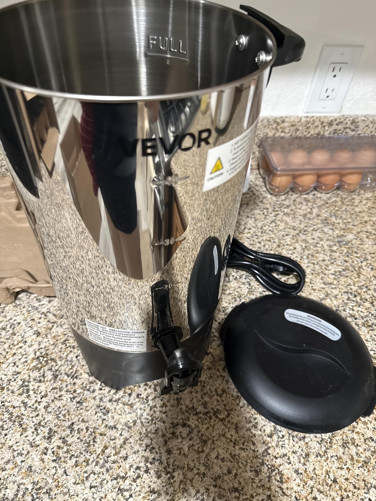 VEVOR Commercial Coffee Urn, 60 Cup 9 L Hot Beverage Dispenser with Dripless Faucet, Quick-Brewing Stainless Steel Large Commercial Coffee Maker, for Catering, Business, Party, Church & Restaurant customer photo 2