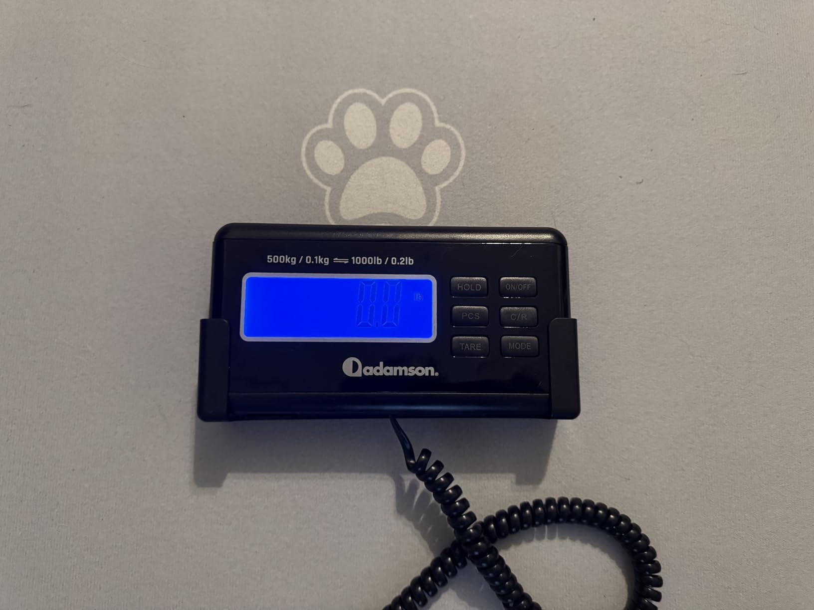 Adamson Livestock Scale 1100 lb / 500 kg - Heavy Duty Digital Dog Scales for Large Breed, for Sheep, Pigs, Goats - Tare, Hold & PCS - Battery or AC Powered customer photo 1