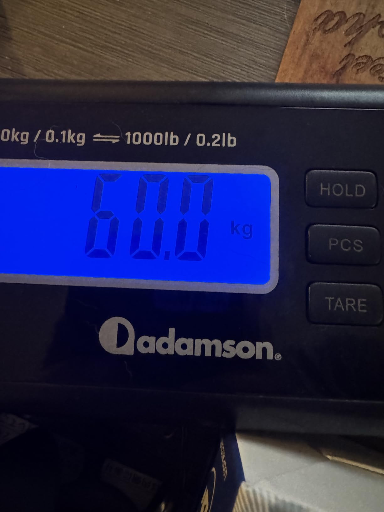Adamson Livestock Scale 1100 lb / 500 kg - Heavy Duty Digital Dog Scales for Large Breed, for Sheep, Pigs, Goats - Tare, Hold & PCS - Battery or AC Powered customer photo 2