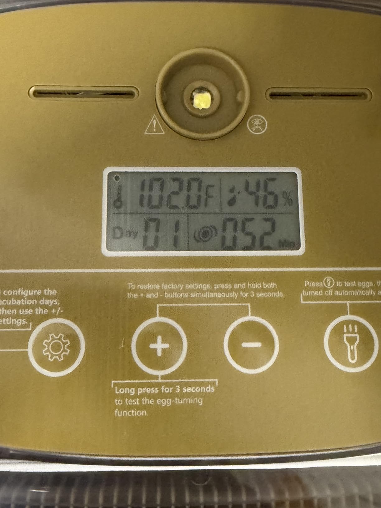 Gen III - 24 Egg Automatic Incubator, Stage-Based Adaptive Humidity with Auto-Refill, Stable Temp Control, Flexible Spacing, Adjustable Auto Turning & Lockdown, Custom Incubation Days, Candler, Alarm customer photo 4