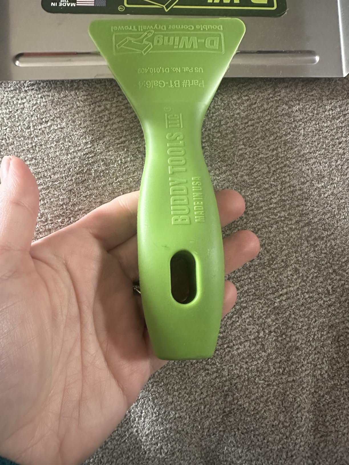 Buddy Tools D-Wing Corner Trowel - 7.5