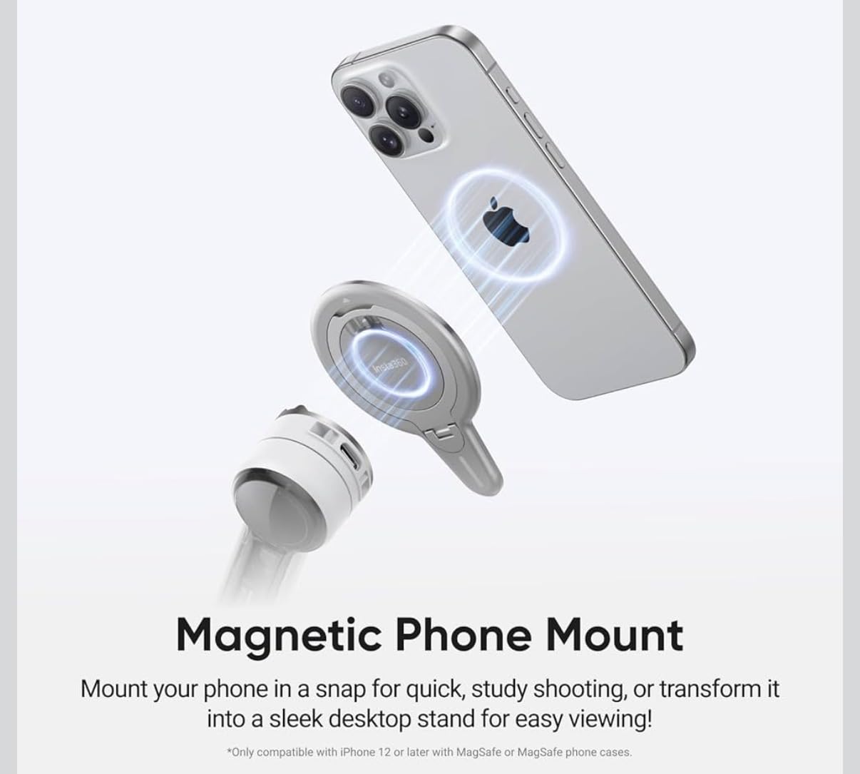 Insta360 Flow 2 Pro Phone Gimbal Stabilizer for iPhone & Android, AI Phone Gimbal, Phone Stabilizer for Travel & Vlogs, Phone Stabilizer for Videos, YouTube, TikTok - Ultimate AI Tracker Bundle Grey customer photo 1
