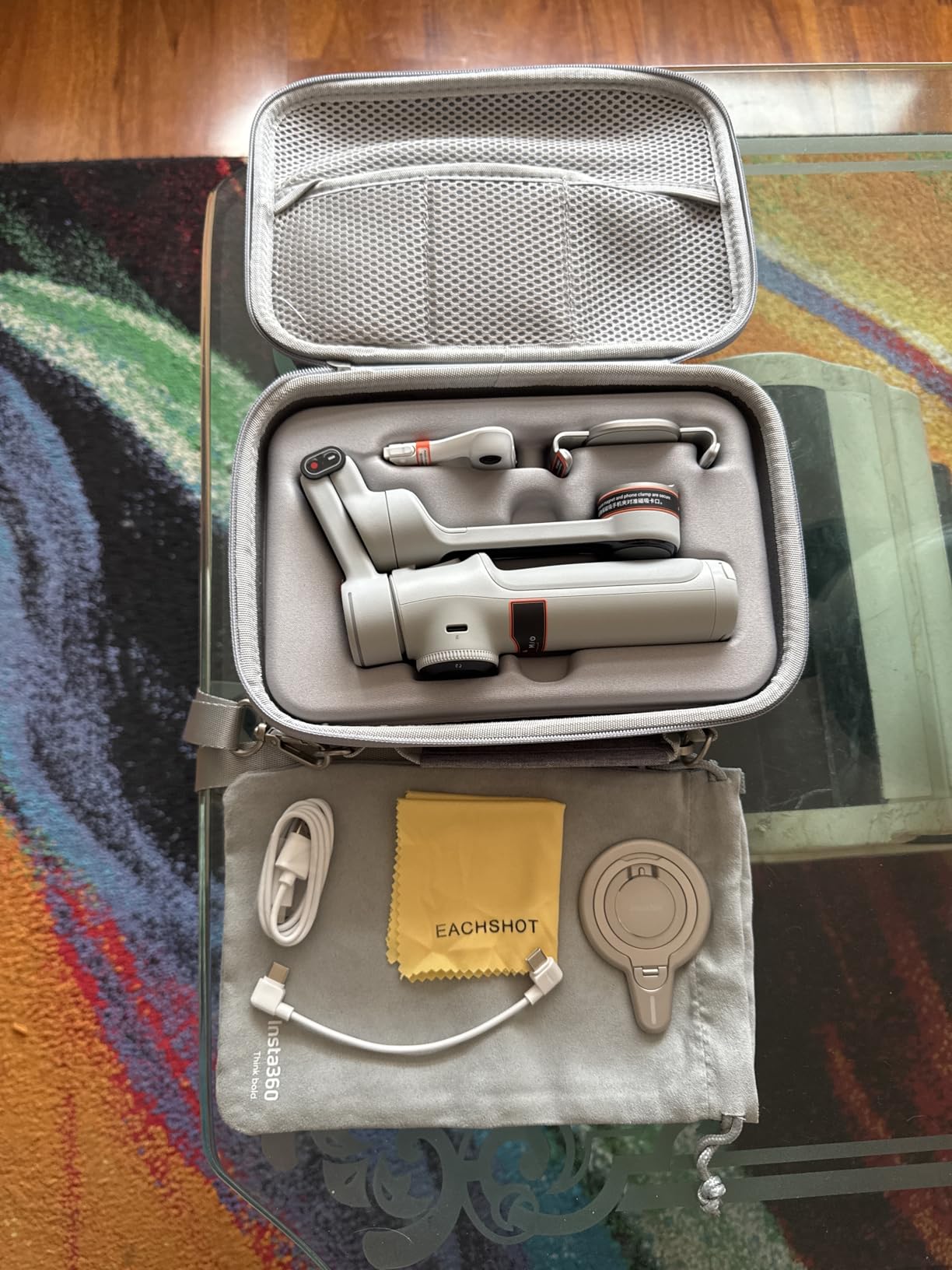 Insta360 Flow 2 Pro Phone Gimbal Stabilizer for iPhone & Android, AI Phone Gimbal, Phone Stabilizer for Travel & Vlogs, Phone Stabilizer for Videos, YouTube, TikTok - Ultimate AI Tracker Bundle Grey customer photo 2