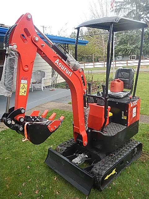 1.2 Ton Mini Excavator - 13.5HP Gasoline Engine EPA Certified Compact Rubber Tracked Digger for Landscaping, Farm, Garden & Small DIY Construction, Toothed Bucket, Unloading Services Included customer photo 1
