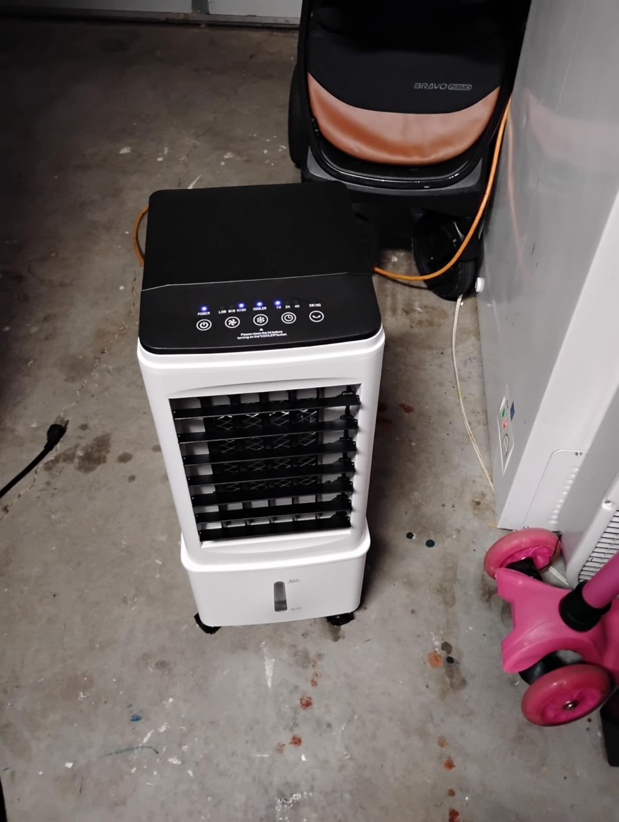 Portable Air Conditioners, [2.5 Gal] Fast Cooling Evaporative Air Cooler, 60W Quiet Portable AC Unit w/Remote & Timer, 4-IN-1 Swamp Cooler, Windowless Air Conditioner Fan for Bedroom Dorm Garage customer photo 1