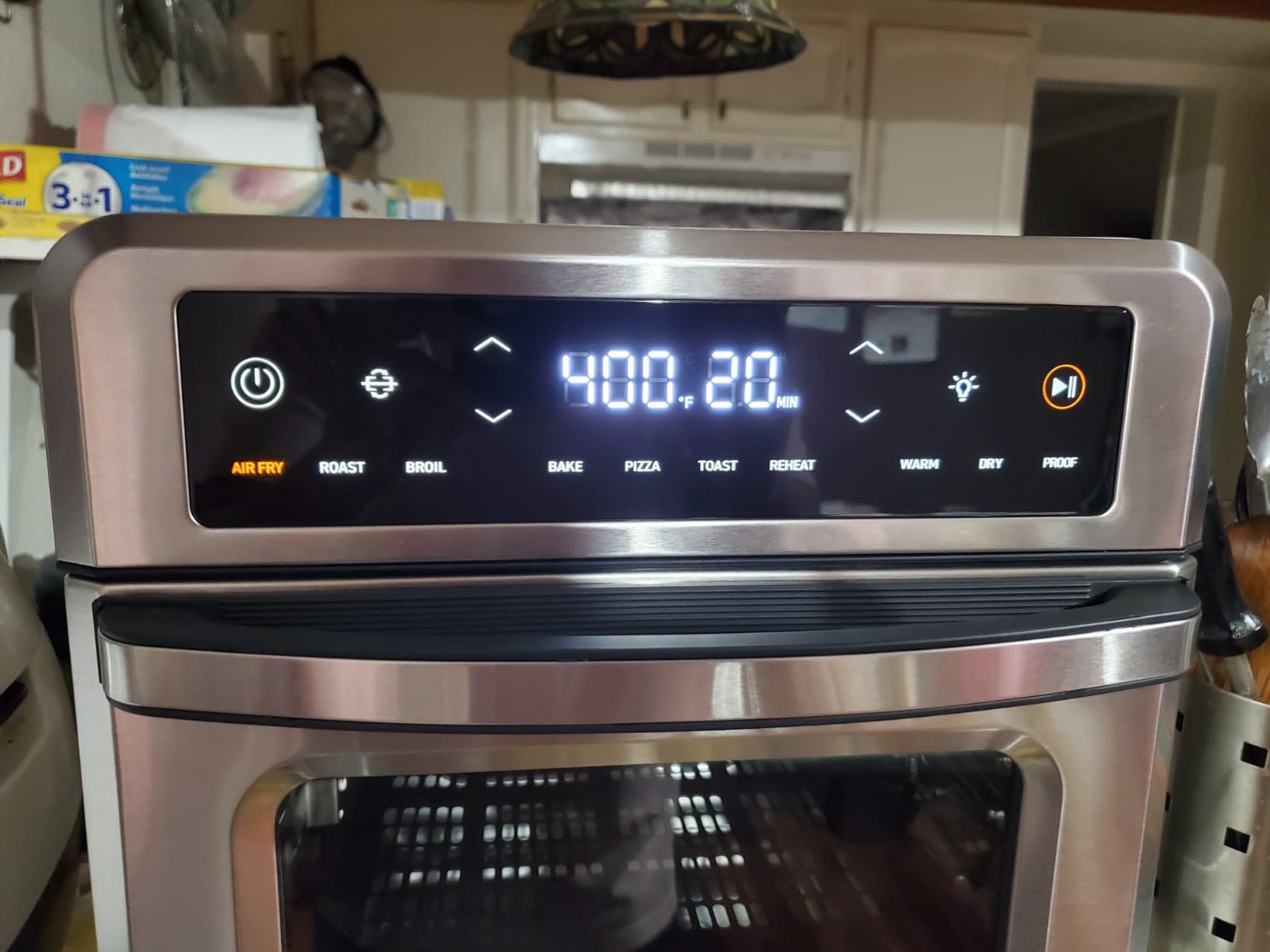 Cosori 11-in-1 Air Fryer Oven, 13Qt Small Footprint Airfryer Combo with Rotisserie, Toast, Bake, Roast customer photo 1