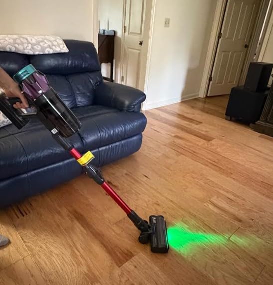 Ultenic Cordless Vacuum Cleaner, 55KPA/650W/80Mins, Cordless Stick Vacuum with 180-Degree Bendable Wand, Touch Screen, Anti-Tangle Brush, Self-Standing, Vacuum Cleaners for Home/Floor/Pet Hair/Carpets customer photo 1
