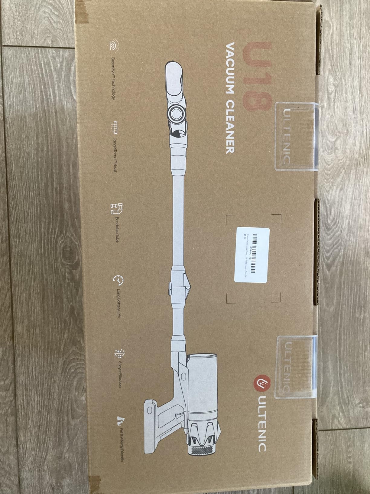 Ultenic Cordless Vacuum Cleaner, 55KPA/650W/80Mins, Cordless Stick Vacuum with 180-Degree Bendable Wand, Touch Screen, Anti-Tangle Brush, Self-Standing, Vacuum Cleaners for Home/Floor/Pet Hair/Carpets customer photo 2