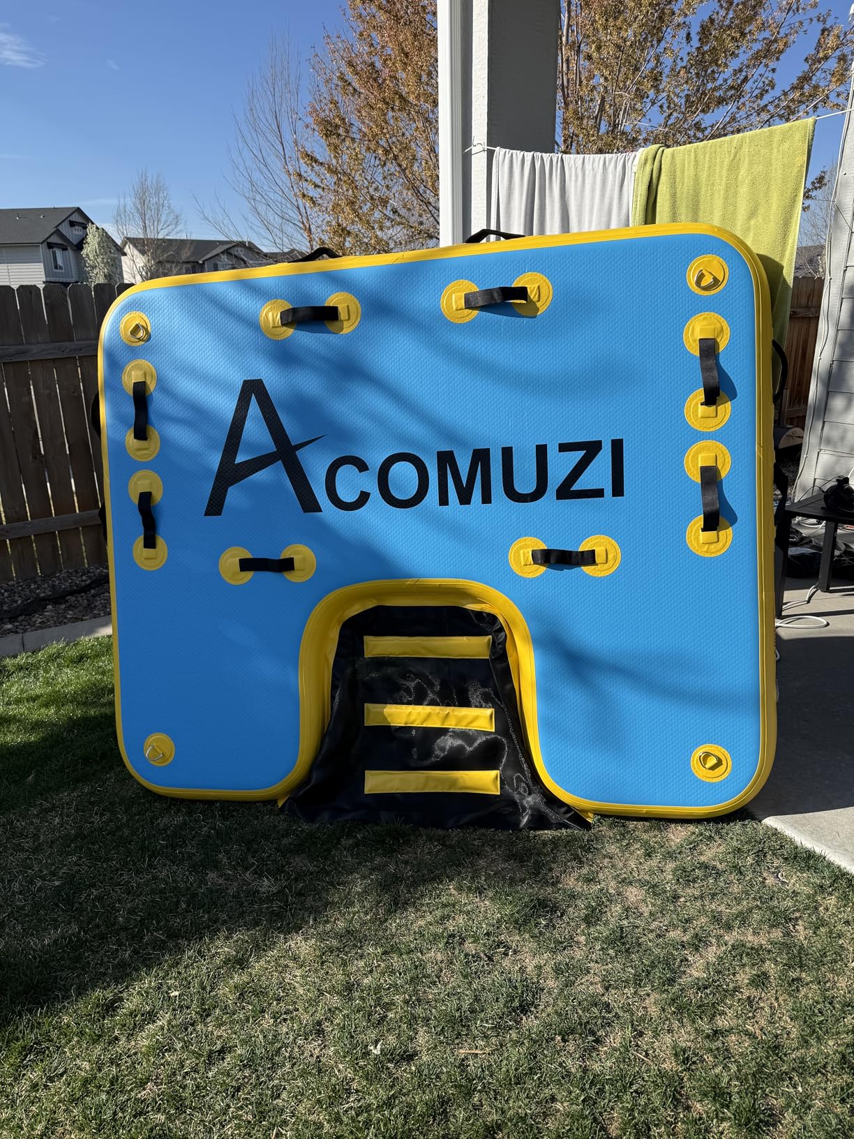 Inflatable Water Platform with Dog Ramp, Heavy-Duty 6
