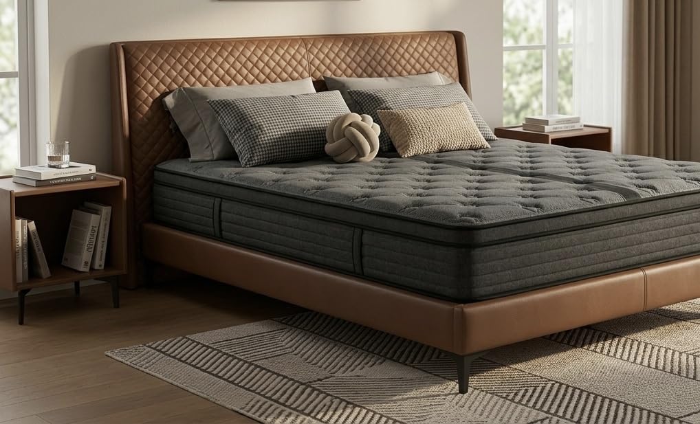 Novilla 14 Inch Queen Size Mattress, Queen Gel Memory Foam Mattress with Green Tea-Infused Foam for Pressure Relief, Body Contouring, & Balanced Support, Breathable Side Panel, Mattresses in a Box customer photo 1