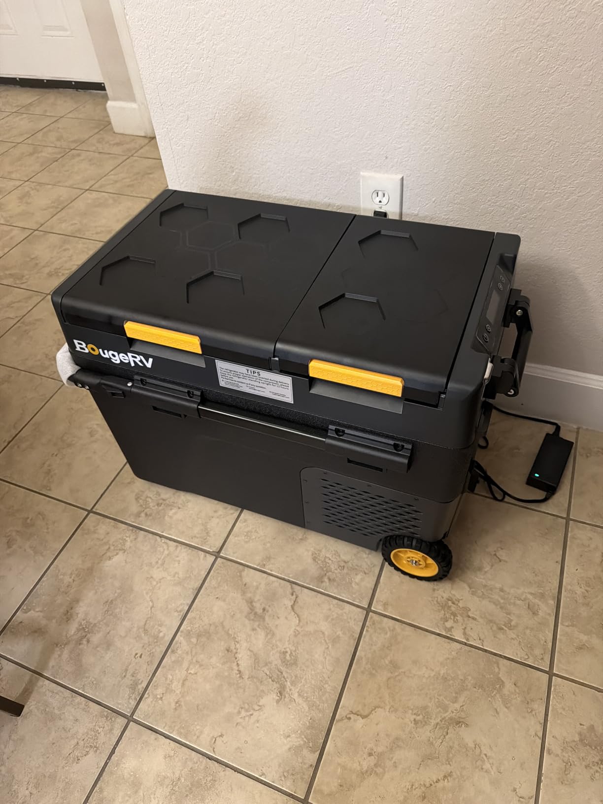 BougeRV CRD2 V2.0 43 Quart Portable Fridge Freezer with 240Wh Battery, 12 Volt Car Refrigerator, -4℉~68℉ Dual Zone Compressor Electric Cooler for Overlanding, Camping, RV, Truck(2026 New Model) customer photo 1