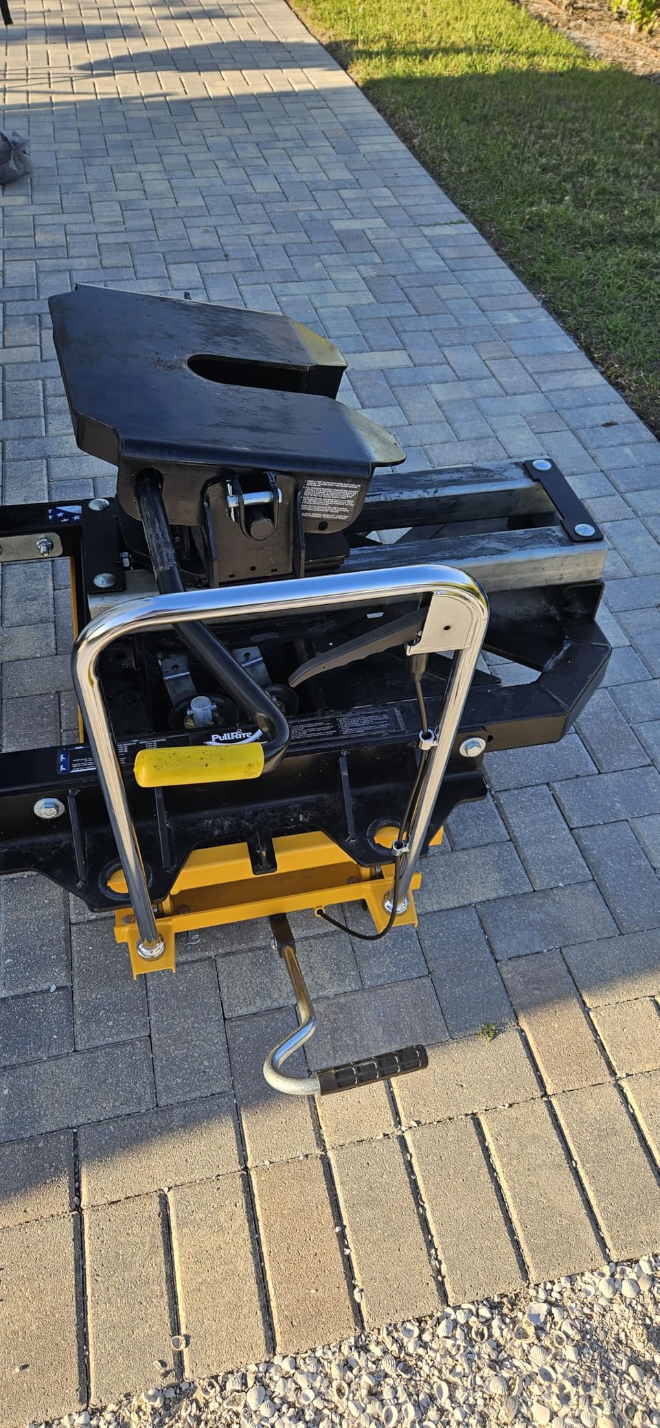 Specraft 330 lbs Hydraulic Lift Cart, Double Scissor Lift Table Up to 50