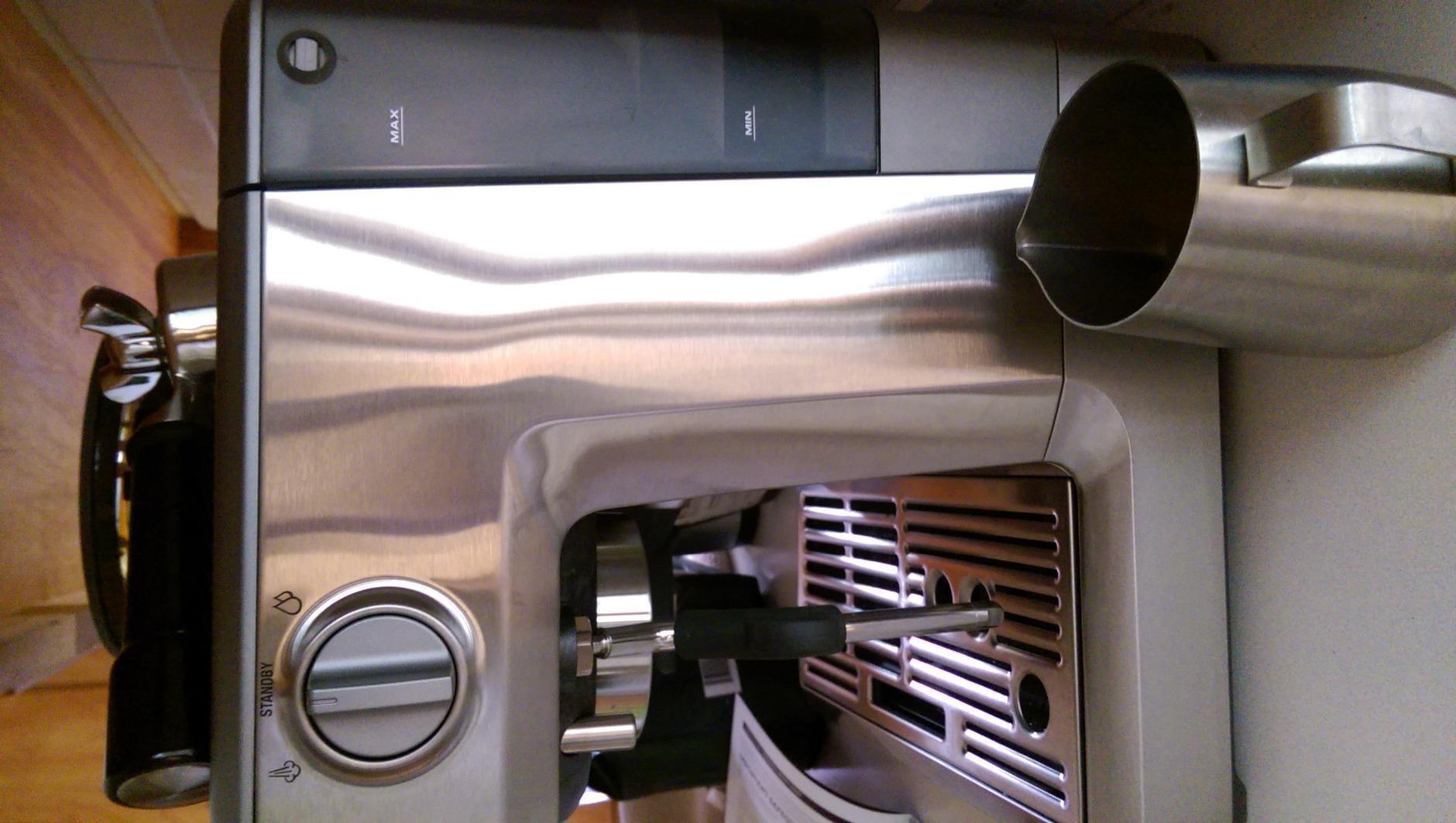 Breville Barista Express Espresso Machine BES870BTR, Black Truffle customer photo 2