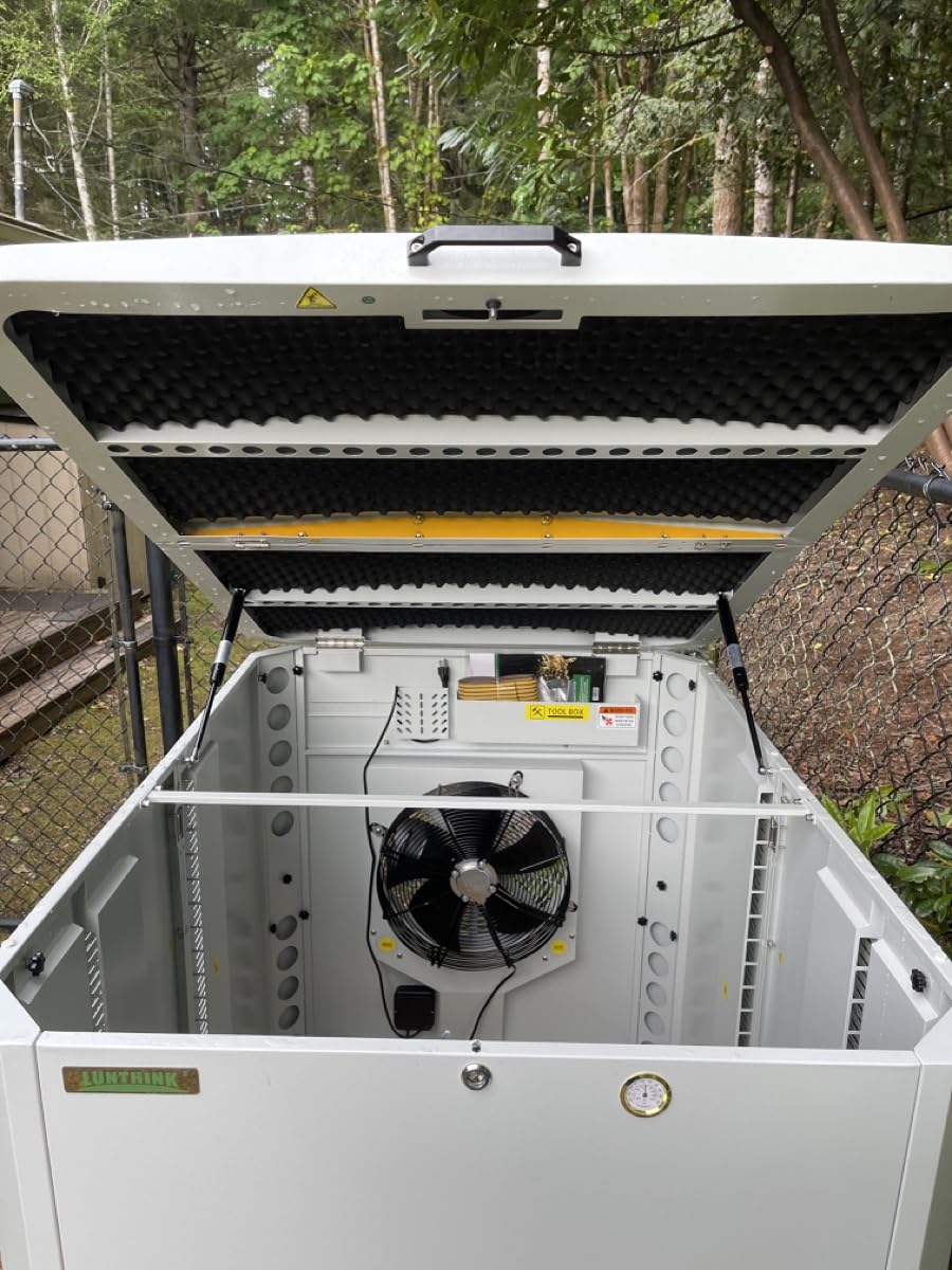 Heavy-Duty Generator Enclosure with Vent Kit, Internal Size 45x35.9x41 Inches. Suitable for 18000W Generators. customer photo 1