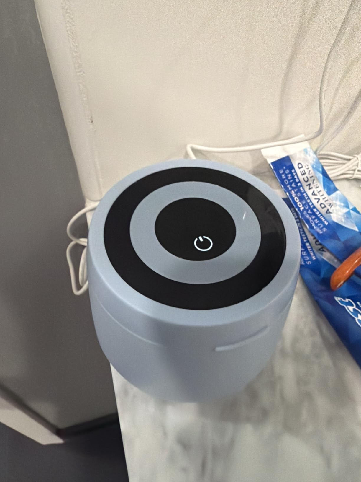 Ultrasonic Retainer Cleaner Machine, Dynamic 42-48kHz Dental Cleaning Pod with Digital Timer, 200ml Mouth Guard Cleaner Pod for Aligners, Night Guards, Dental Trays, Braces & Toothbrushes (White) customer photo 1