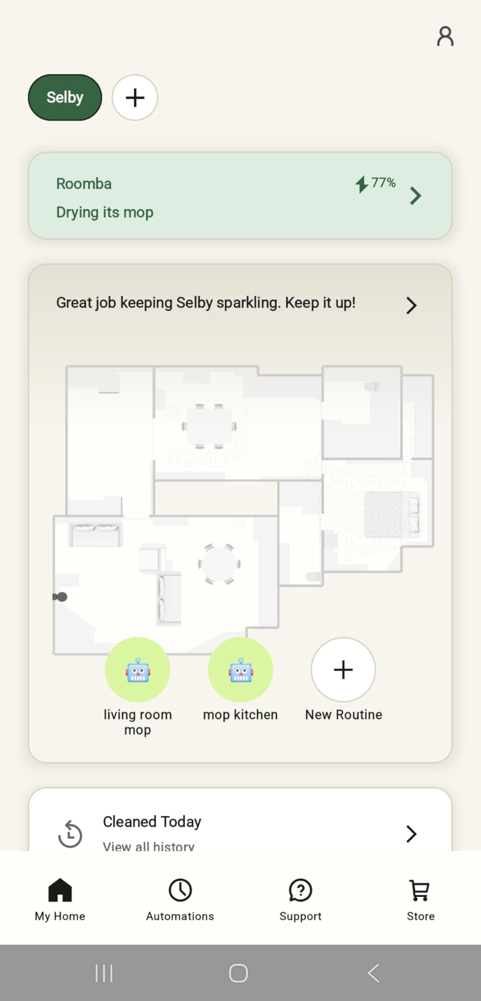 Roomba 505X Robot Vacuum & Mop Combo, 70x More Suction, Multifunction Dock, 75 Day AutoEmpty, Self-Cleaning & Hot Dry, Lifting Spinning Mop Pads, AI Smart Obstacle Avoidance, Ideal for Pet Hair customer photo 1
