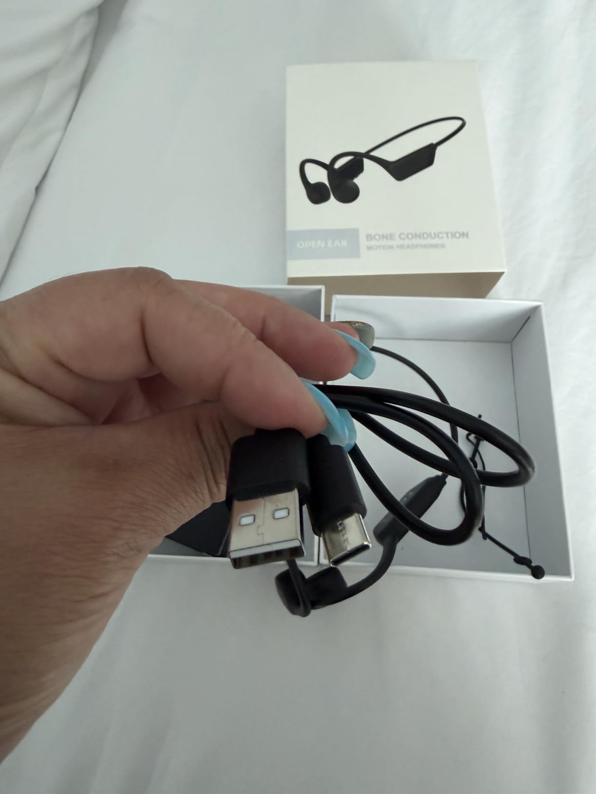 New Waterproof Open-Ear Bone Conduction Headphones - Bluetooth 6.0, 10-Hour Battery Life, Ultra-Light Wireless Headset with Stable Connection, Ideal for Running, Cycling, Workout, Hiking customer photo 2