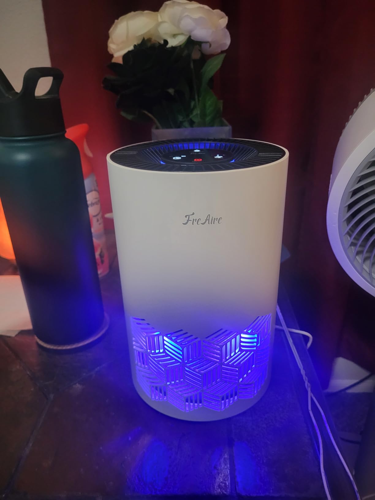 FreAire Air Purifiers for Bedroom Up to 1086 Ft², Air Purifiers for Home with Lights, HEPA Air Purifier Removes Dust Smoke Pollen Dander Smell, for Home/Pets/Bedroom customer photo 1
