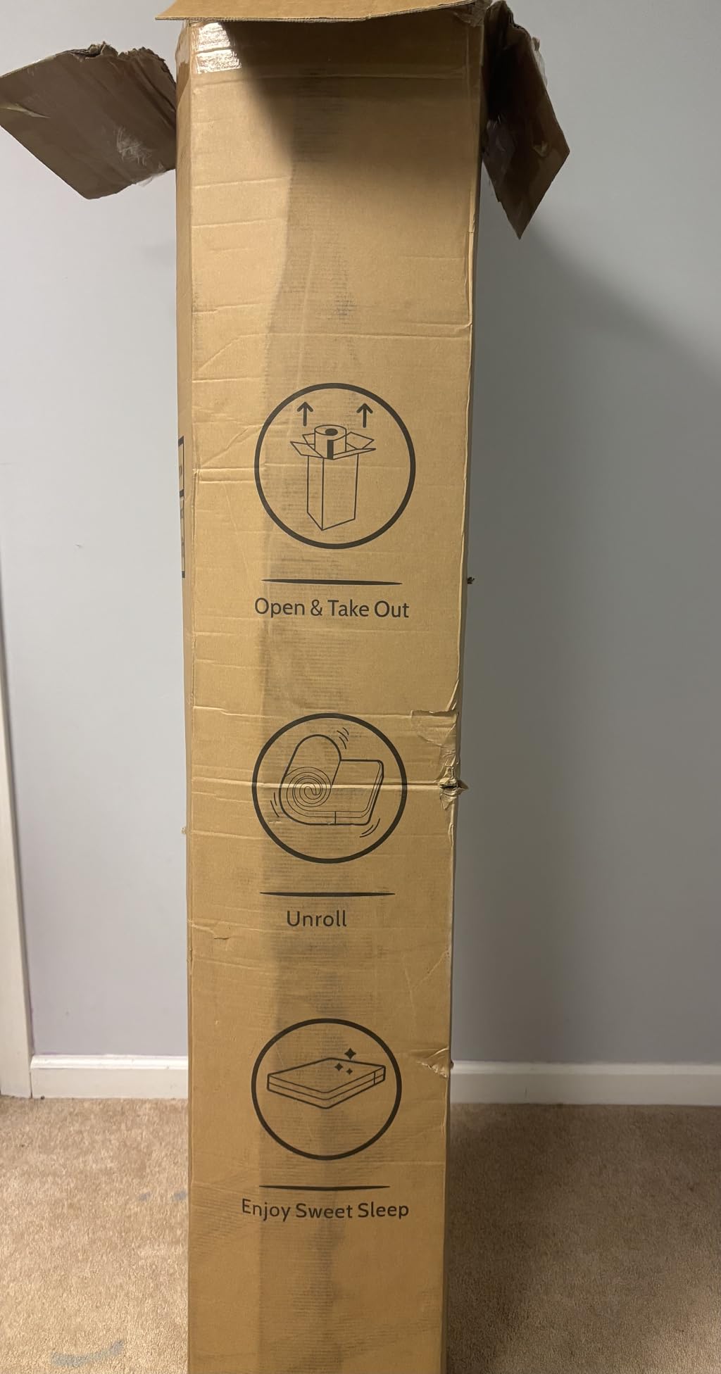 14 Inch Full Mattress - Hybrid Bed in a Box for Side Sleepers & Heavy People, Medium Plush Foam + Pocket Springs, Fiberglass-Free with Edge Support & Pressure Relief, CertiPUR-US customer photo 1