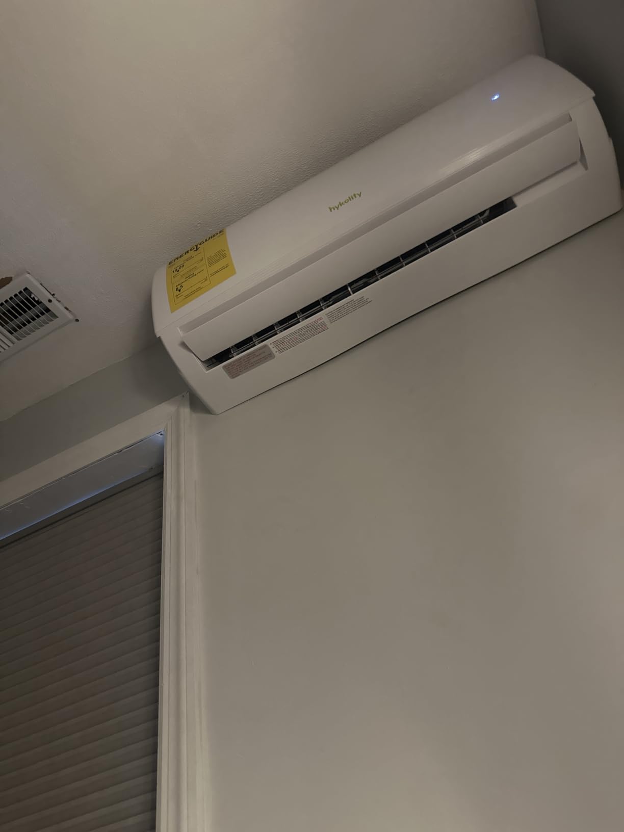 Hykolity 20000 BTU Dual Zone Wifi Enabled Mini Split Air Conditioner, 23 SEER2 208-230V 9000+9000 BTU Ductless Wall Mounted Inverter Air Conditioner & Heater Pump with Installation Kits customer photo 1