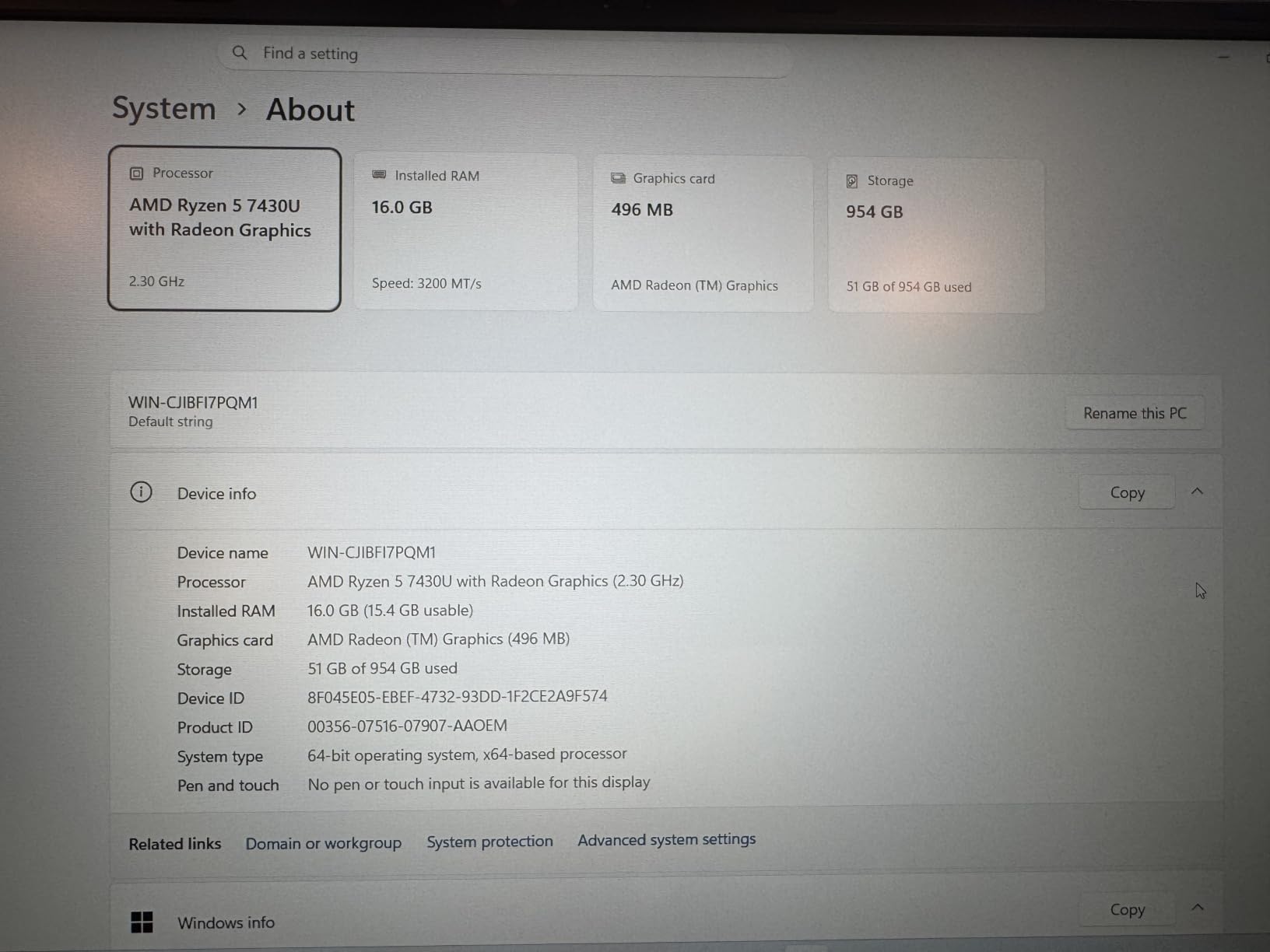 jumper 2026 Gaming Laptop, AMD Ryzen 7430U (Up to 4.3GHz), 16GB DDR4 1TB NVME SSD, 15.6