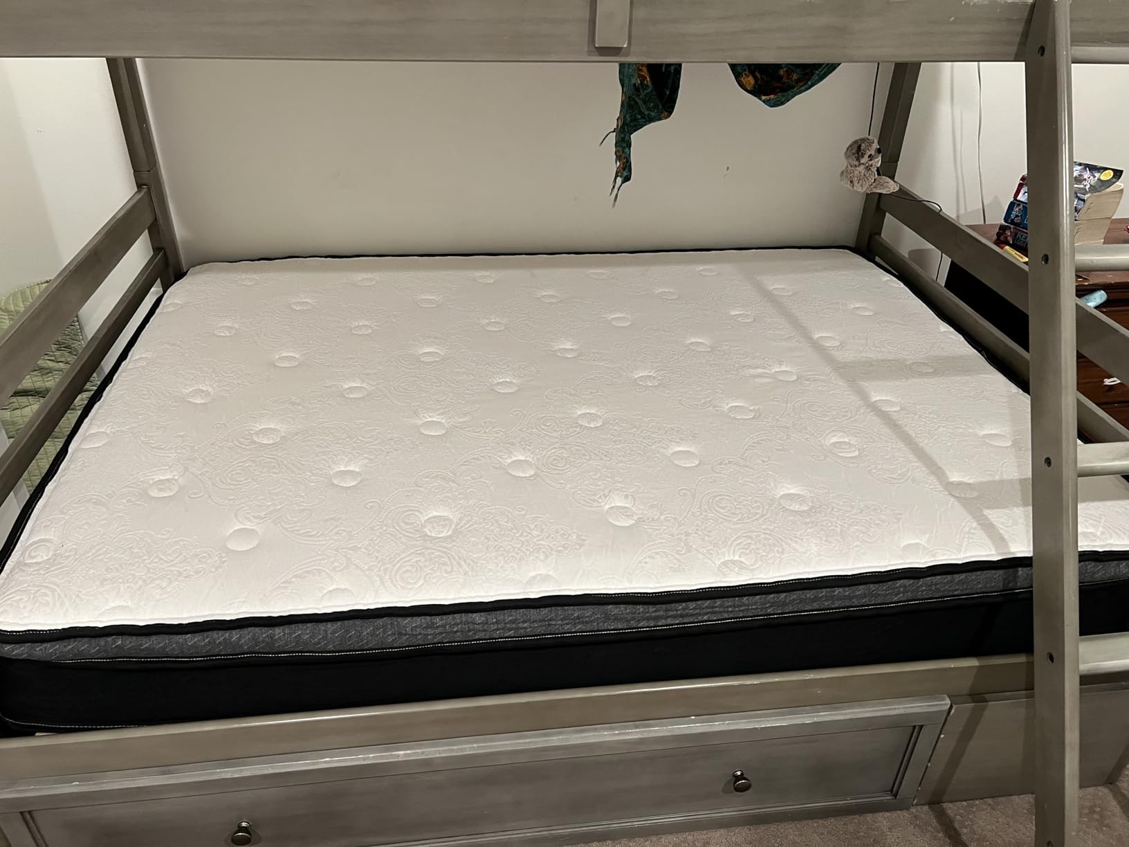 Springfit 500 lbs Supporting Heavy Duty Mattress for Big and Tall People, 10 Inch King Size Hybrid Mattress, Reinforced Coil System, Pressure Relief, Fiberglass-Free, CertiPUR-US Mattress in a Box customer photo 1