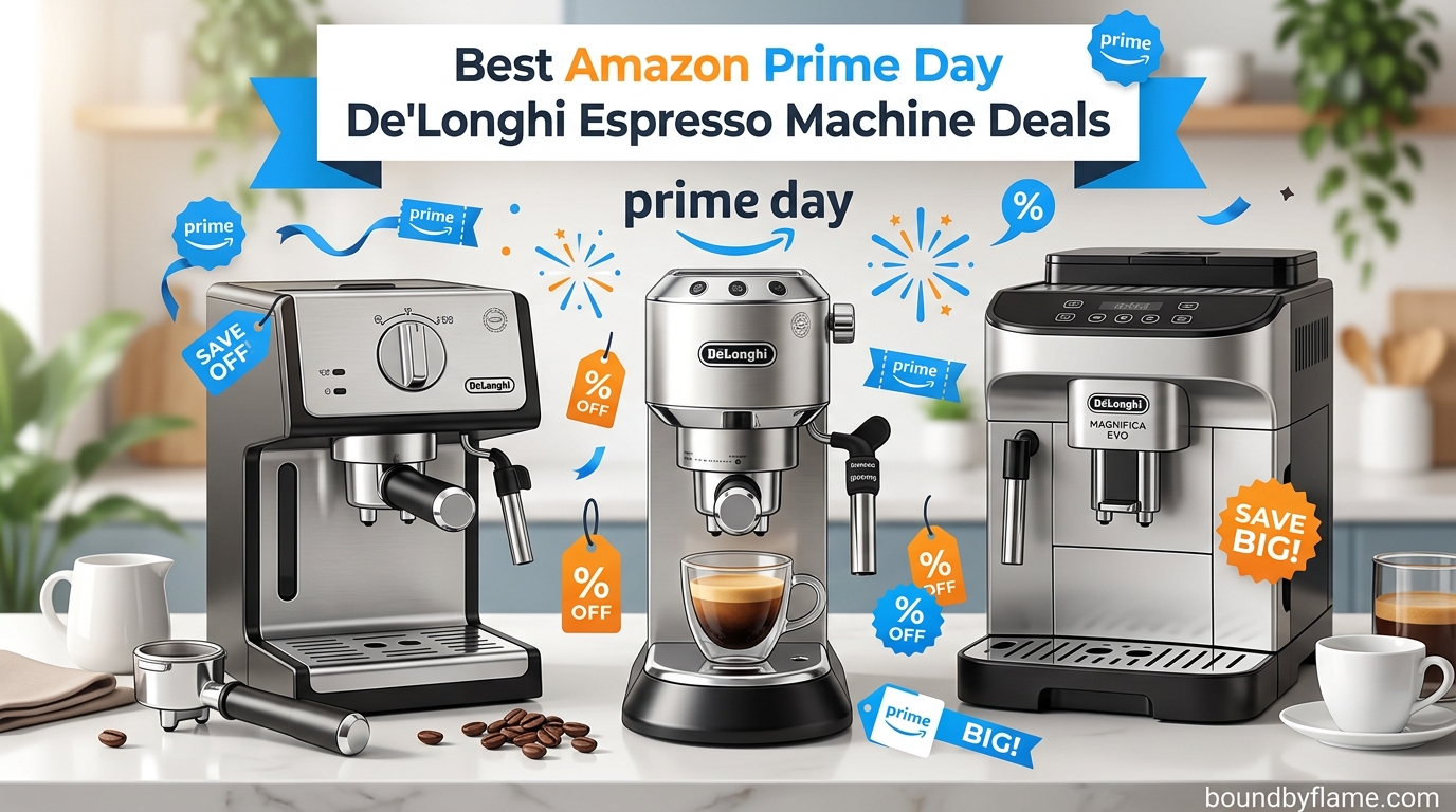 Best Amazon Prime Day De'Longhi Espresso Machine Deals