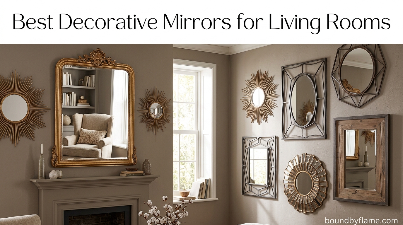 Best Decorative Mirrors for Living Rooms