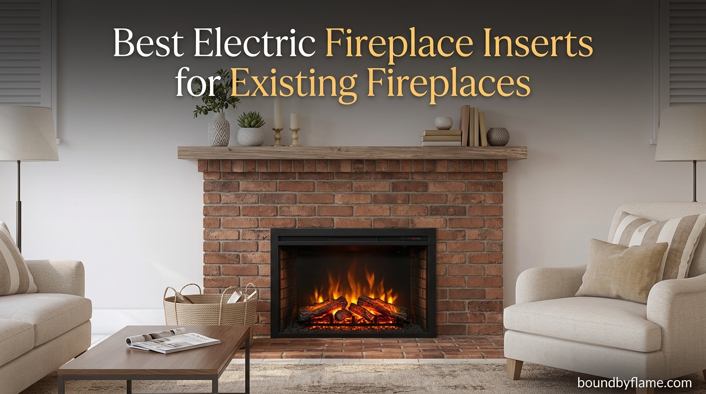 Best Electric Fireplace Inserts for Existing Fireplaces