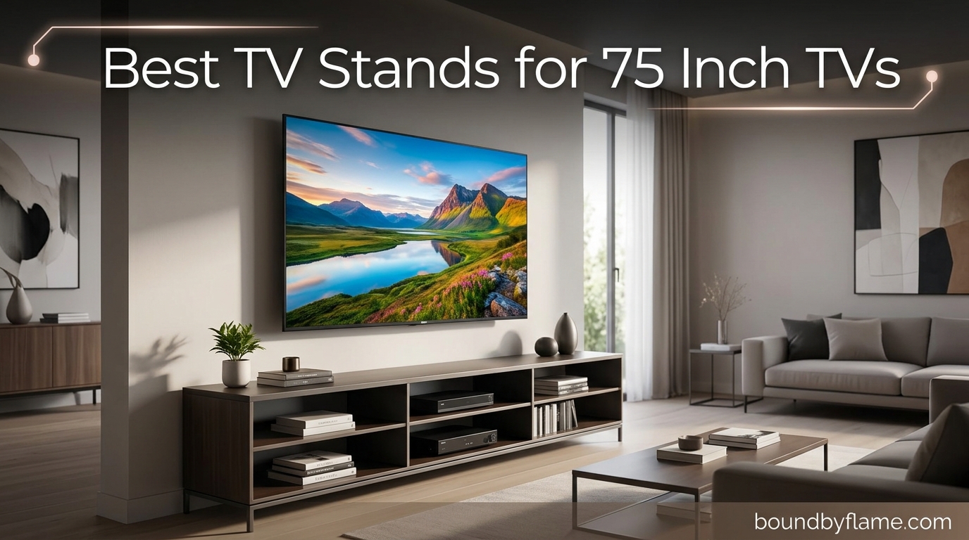 Best TV Stands for 75 Inch TVs