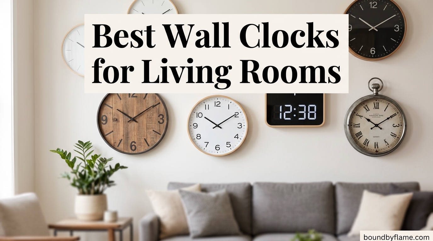 Best Wall Clocks for Living Rooms