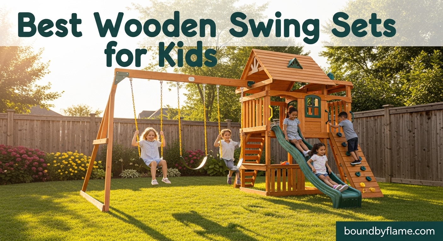 Best Wooden Swing Sets for Kids