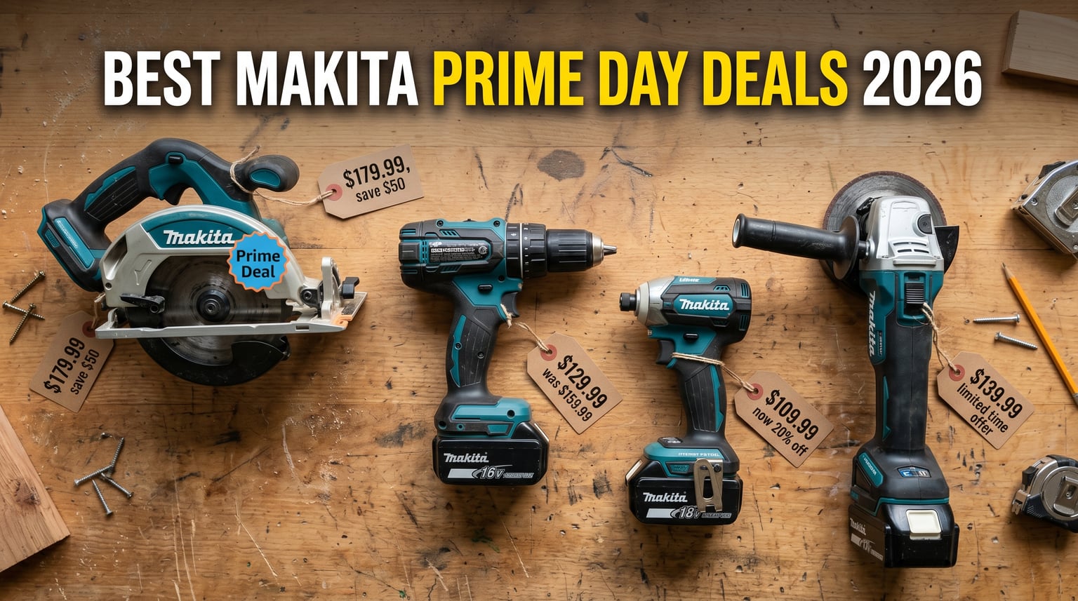 Best Amazon Prime Day Makita Power Tool Deals 2026