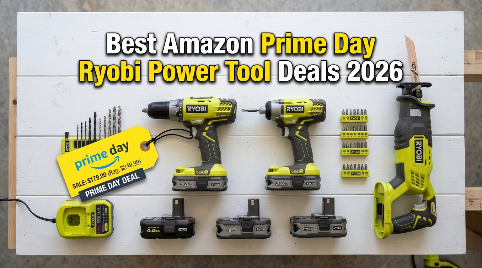 Best Amazon Prime Day Ryobi Power Tool Deals 2026