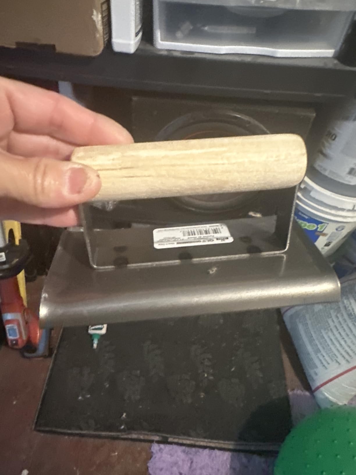 MARSHALLTOWN QLT Curved Concrete Edger, 6 x 2 3/4 Inch, Masonry Tool | Carbon Steel Blade, Wood Handle, 3/8 Inch Radius, Curved Ends Work Either Direction, Prevents Slab Chipping, 92 customer photo 2