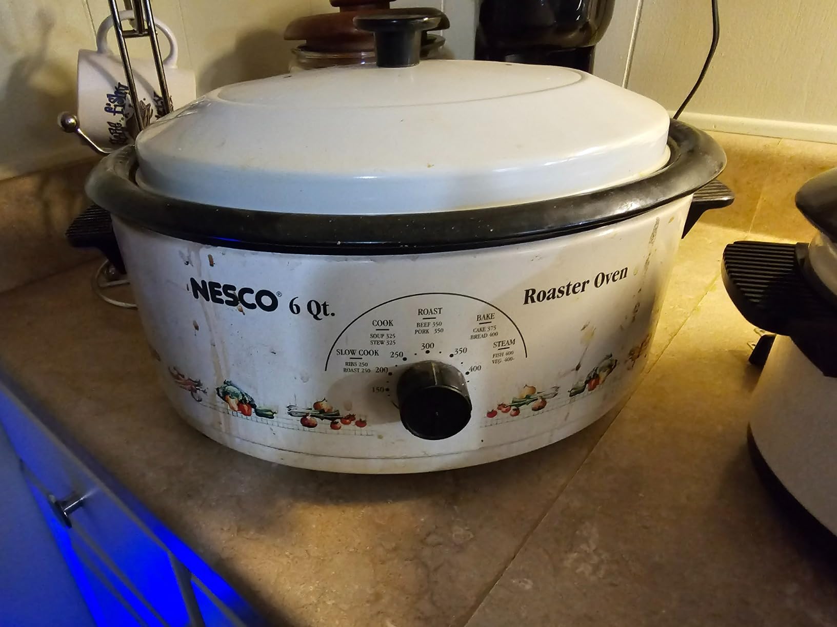 NESCO 4816-14 Electric Roaster Oven for Everyday Home Cooking, White 6-Quart Countertop Roaster with Porcelain Coated Steel Cookwell customer photo 2