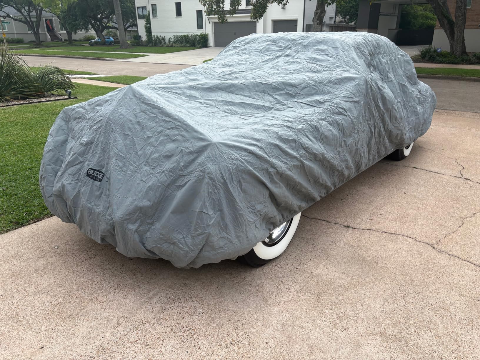 Budge Lite Car Cover, Indoor Protection, Breathable Dustproof Cover, Fits Full-Size Sedans up to 228 Inches customer photo 1