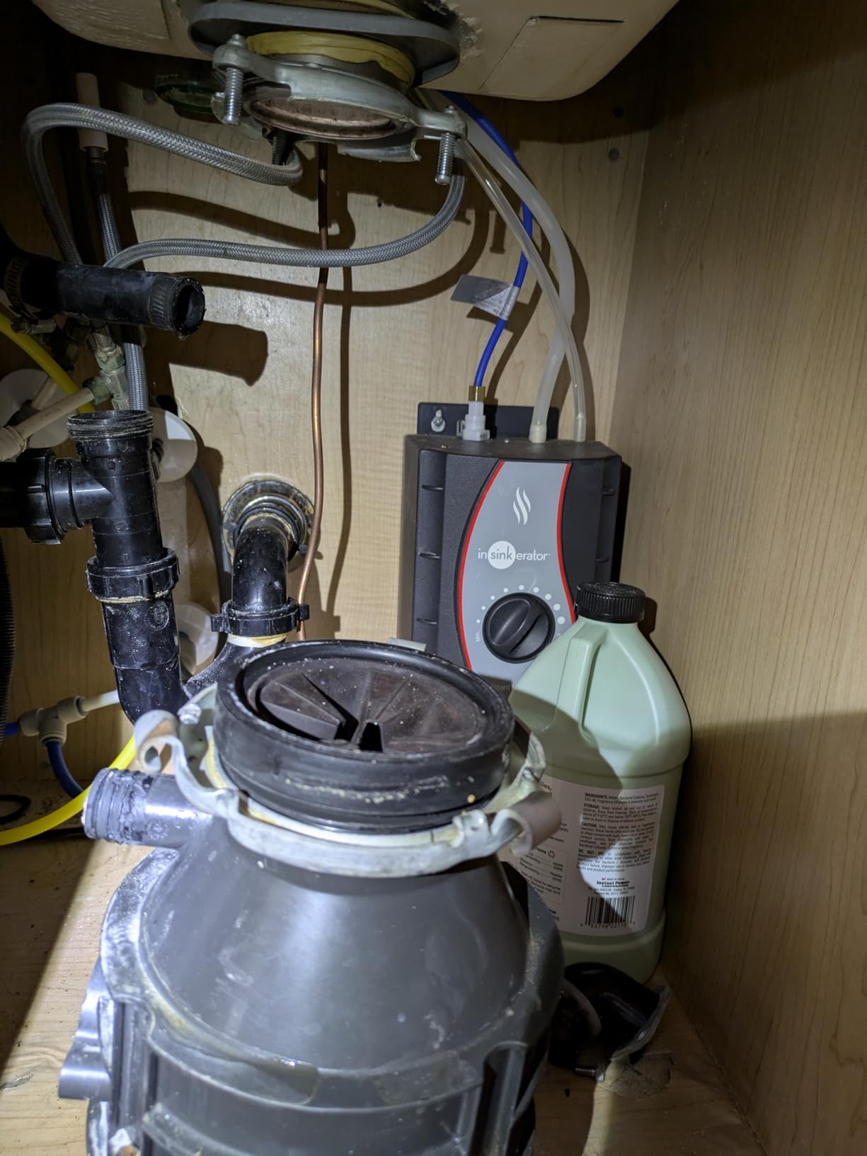 Waste King Garbage Disposal for Kitchen Sink with Power Cord, Food Waste Disposer, L-8000 customer photo 2